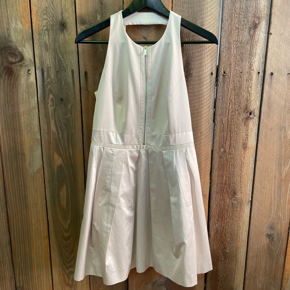 Karen Millen champagne mini Dress w/pockets!